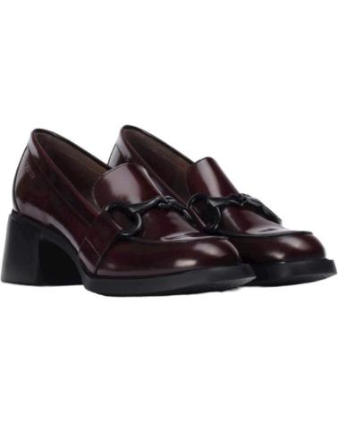 Zapatos de Mujer WONDERS ZAPATOS PIEL BURDEOS REGATA VINO