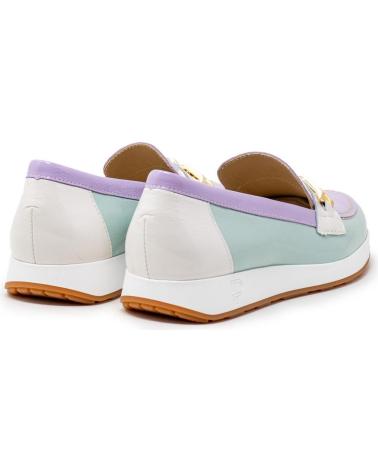 PITILLOS 5675 ZAPATOS DE MUJER MOCASIN AZUL TURQUESA