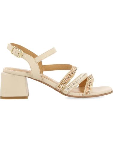 GIOSEPPO SANDALIA TACON TIRAS FANTASIA OFF-WHITE BEIG