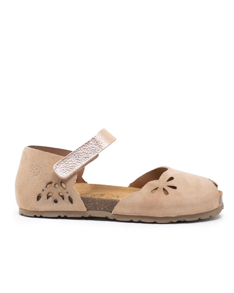 YOKONO VIO CERRADA VELCRO PARDO-SALMON TAUPE