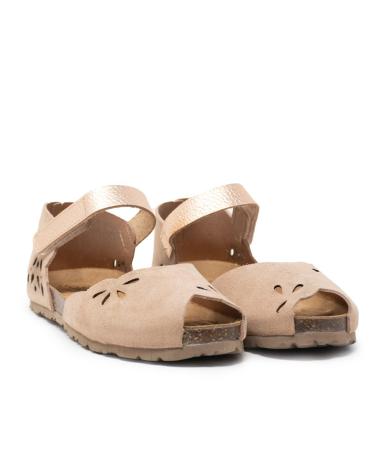YOKONO VIO CERRADA VELCRO PARDO-SALMON TAUPE