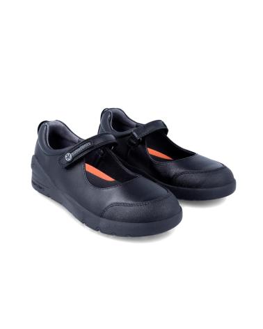 BIOMECANICS ZAPATOS COLEGIALES NINA 231015-A054 MERCEDES COLEGIAL VELCRO NEGRO