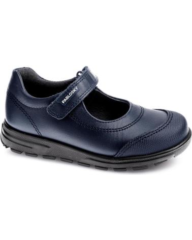 PABLOSKY MERCEDES COLEGIAL VELCRO MARINO AZUL MARINO