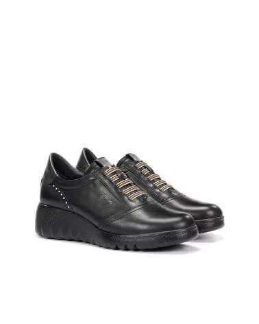 FLUCHOS Zapatos F2096 en negro para hombre NEGRO