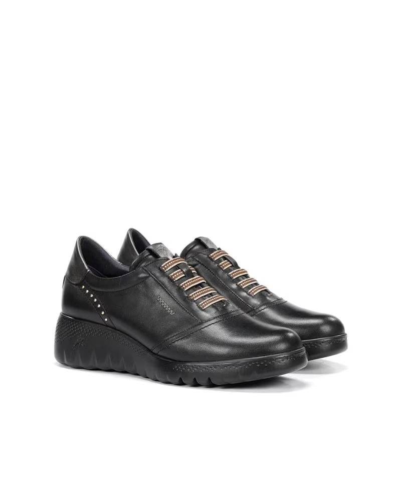 FLUCHOS DEPORTIVOS - SNEAKERS MUJER MUJER F2096 NEGRO
