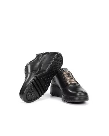 FLUCHOS Zapatos F2096 en negro para hombre NEGRO