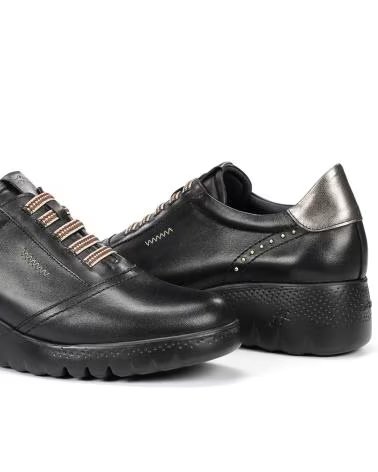 FLUCHOS Zapatos F2096 en negro para hombre NEGRO