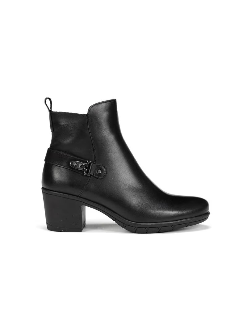 FLUCHOS Botines F1798 en marron para mujer NEGRO