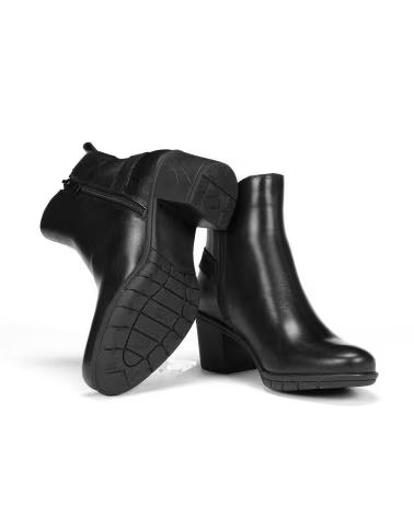 FLUCHOS Botines F1798 en marron para mujer NEGRO