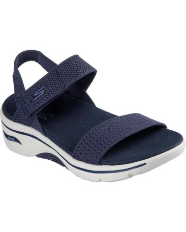 SKECHERS SANDALIA CORREA TOBILLO VELCRO NAVY AZUL MARINO