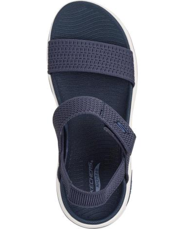 SKECHERS SANDALIA CORREA TOBILLO VELCRO NAVY AZUL MARINO