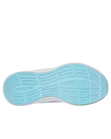 SKECHERS DEPORTIVO ELASTICO Y VELCRO -MULT CELESTE