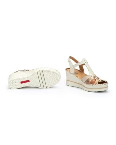SANDALI CON ZEPPA PIKOLINOS AGUADULCE W3Z-1836C1 BLANCO