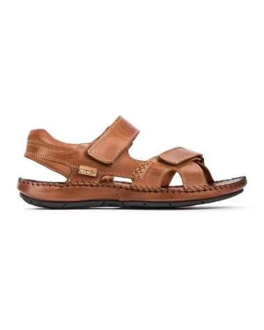 SANDALIAS HOMBRE PIKOLINOS TARIFA 06J-5818 EN CUERO MARRÓN