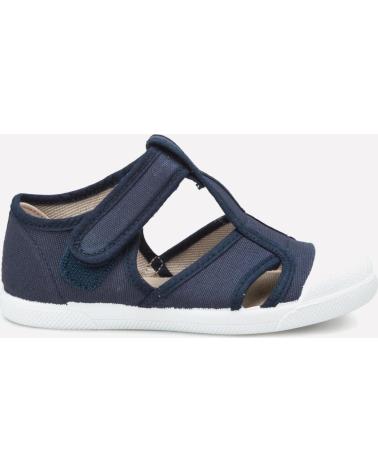 BATILAS SANDALIA CERADA LONA NAVY AZUL MARINO
