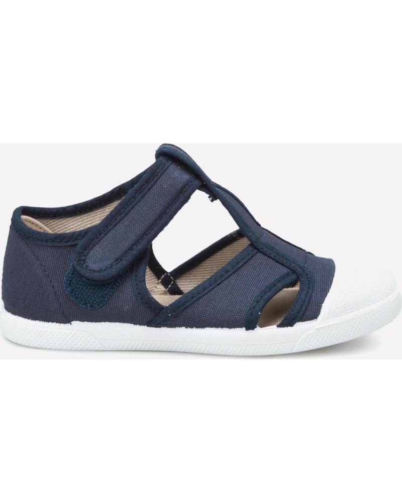 BATILAS SANDALIA CERADA LONA NAVY AZUL MARINO