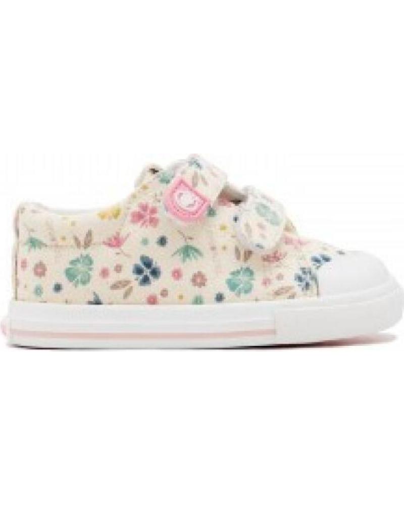 CONGUITOS SNEAKERS VELCROS FLORES MULTICOLOR