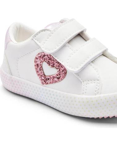 CONGUITOS DEPORTIVA VELCROS CORAZON WHITE BLANCO