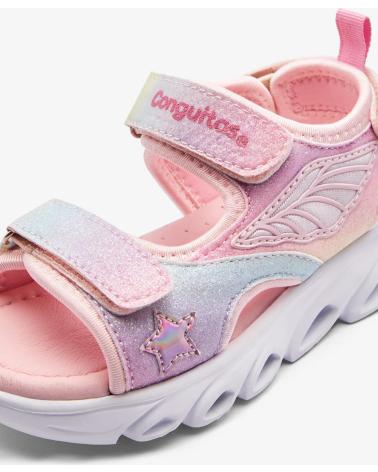CONGUITOS SANDALIA SPORT VELCROS MULTI LIGHT MULTICOLOR