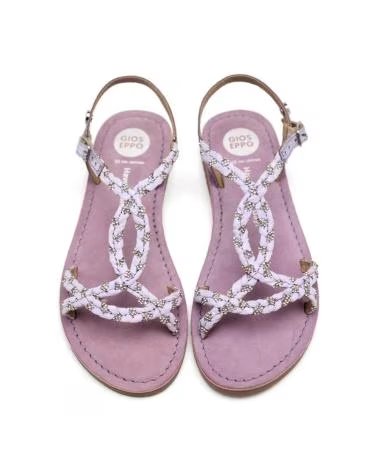 GIOSEPPO SANDALIA GIOSEPPO CON TIRAS DECORATIVAS LILA