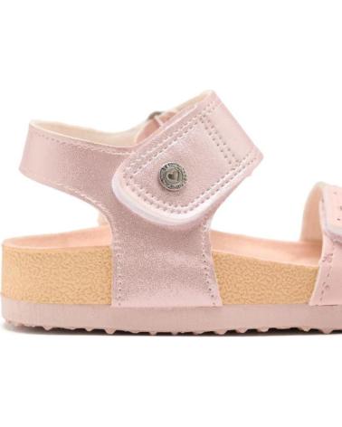 GIOSEPPO SANDALIA BIO VELCROS ROSA