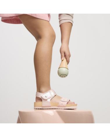 GIOSEPPO SANDALIA BIO VELCROS ROSA