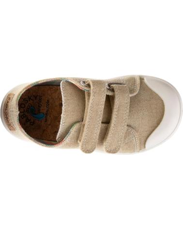 Esportes  de Menino PABLOSKY CANVAS VELCROS BEIGE