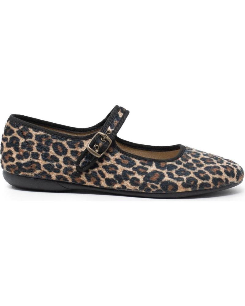 BATILAS MERCEDITA HEBILLA LEOPARDO CAMEL
