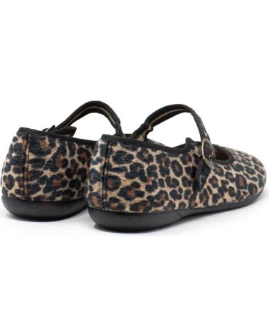 BATILAS MERCEDITA HEBILLA LEOPARDO CAMEL