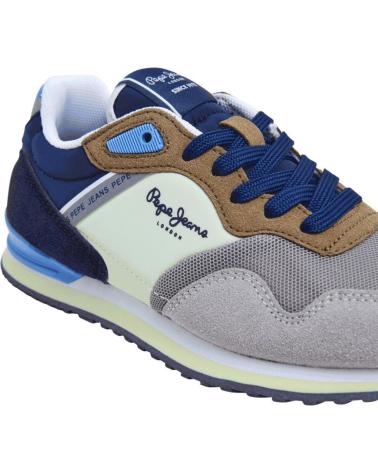 PEPE JEANS DEPORTIVO LONDON LIFE GREY-BLUE GRIS