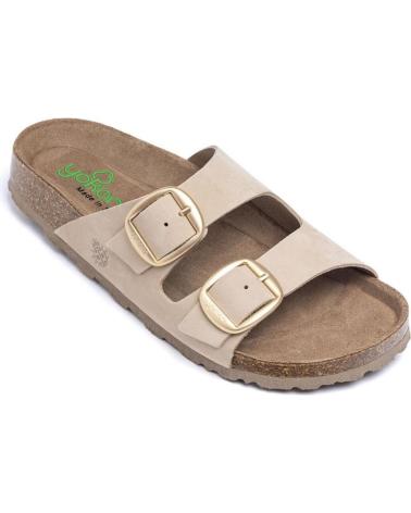 YOKONO PALA BIO DOS HEBILLAS NOBUCK SAND