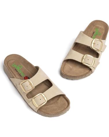 YOKONO PALA BIO DOS HEBILLAS NOBUCK SAND