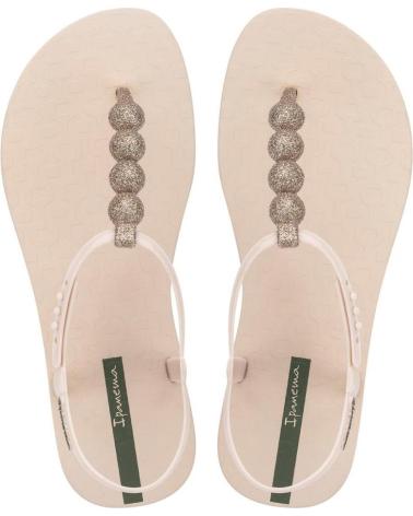 IPANEMA SANDALIA DE GOMA CON BRILLANTES PARA MUJER 27299 COLOR ROSA BEIGE
