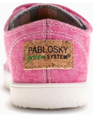 PABLOSKY ZAPATILLAS LONA BA NINA 980170 FUXIA MORADO