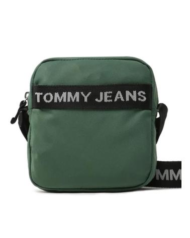 TOMMY HILFIGER BANDOLERA TJM ESSENTIAL SQUARE REPORTER VERDE