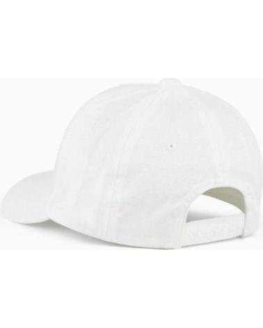 ARMANI EXCHANGE GORRA ARMANI EA7 BEADED LOGO APPLICATION BASEBALL CAP BLANCO