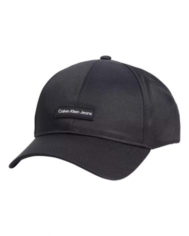 Gorros-y-gorras-para-aficionados-al-deporte-CALVIN-KLEIN-GORRA-INST-PATCH-CAP-NEGRO