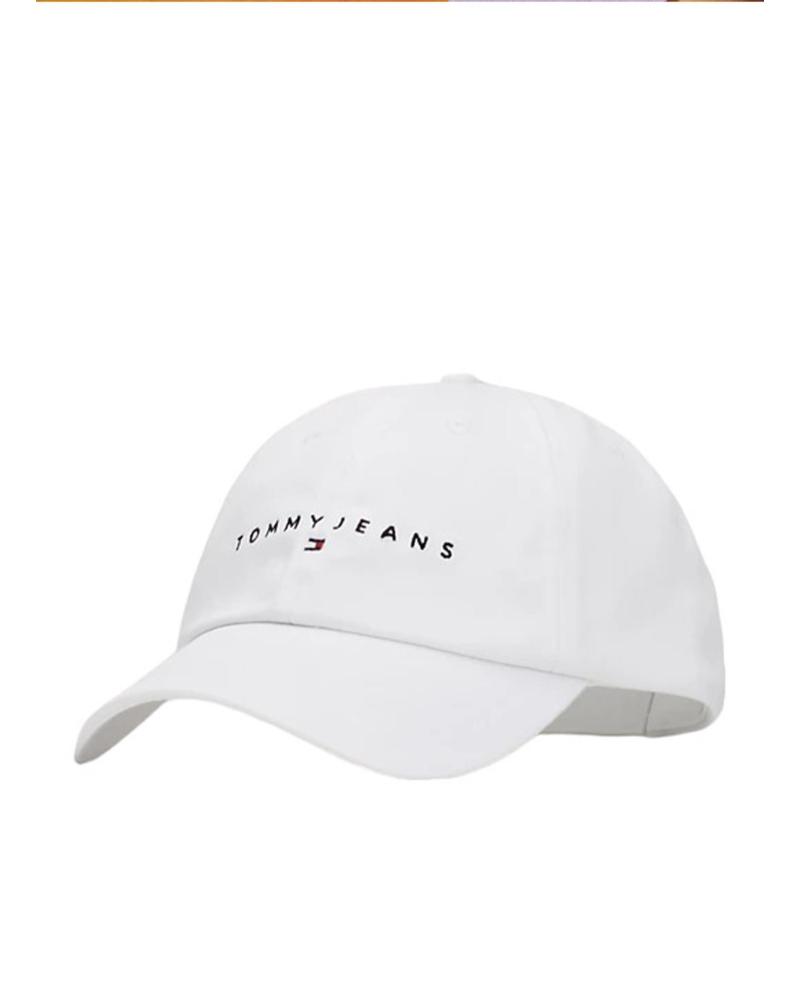 TOMMY HILFIGER GORRA TJM LINEAR LOGO 6-PANEL CAP BLANCO
