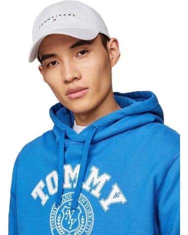 TOMMY HILFIGER GORRA TJM LINEAR LOGO 6-PANEL CAP BLANCO