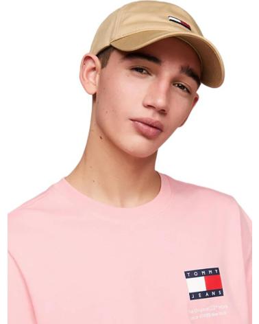 Chapéus-e-bonés-para-fãs-de-esportes-TOMMY-HILFIGER-GORRA-TJW-ELONGATED-FLAG-5-PANEL-CAP-NUDE