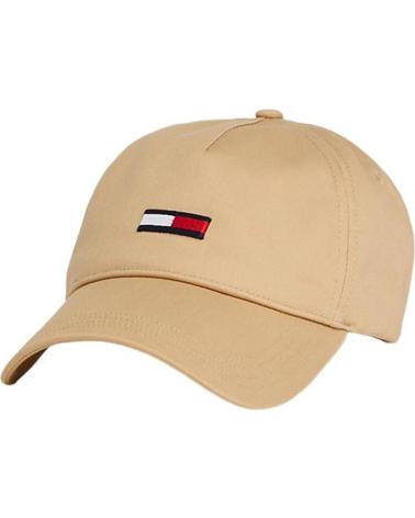 Chapéus-e-bonés-para-fãs-de-esportes-TOMMY-HILFIGER-GORRA-TJW-ELONGATED-FLAG-5-PANEL-CAP-NUDE