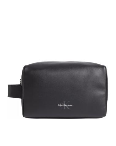 CALVIN KLEIN NECESER MONOGRAM SOFT DOPP KIT NEGRO