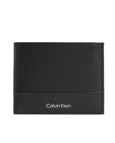 CALVIN KLEIN CARTERA EN COLOR CK BLACK PEBBLE PARA HOMBRE NEGRO