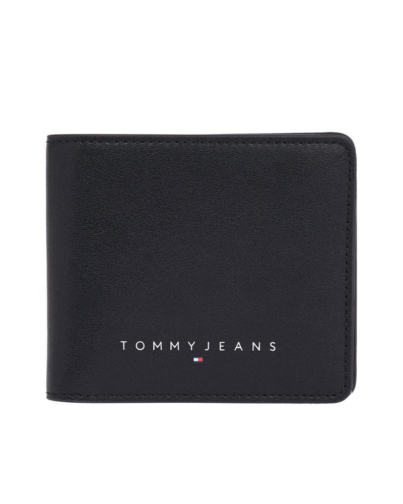 PORTEFEUILLE EN CUIR NOIR TOMMY HILFIGER TJM LEATHER CC WALLET NEGRO