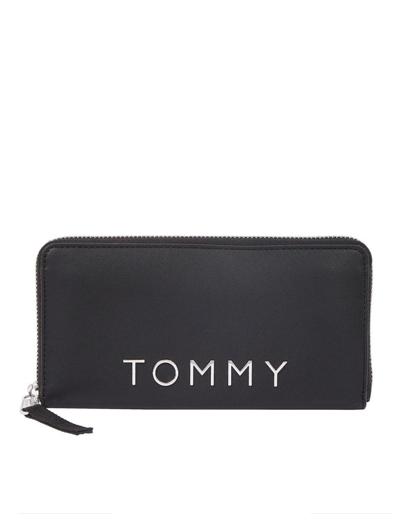 TOMMY HILFIGER CARTERA TJW CITY BOLD LARGE ZA NEGRO