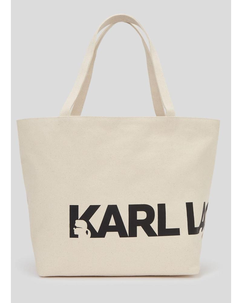 KARL LAGERFELD BOLSO K-ESSENTIAL BIG LOGO SHOPPER TAUPE