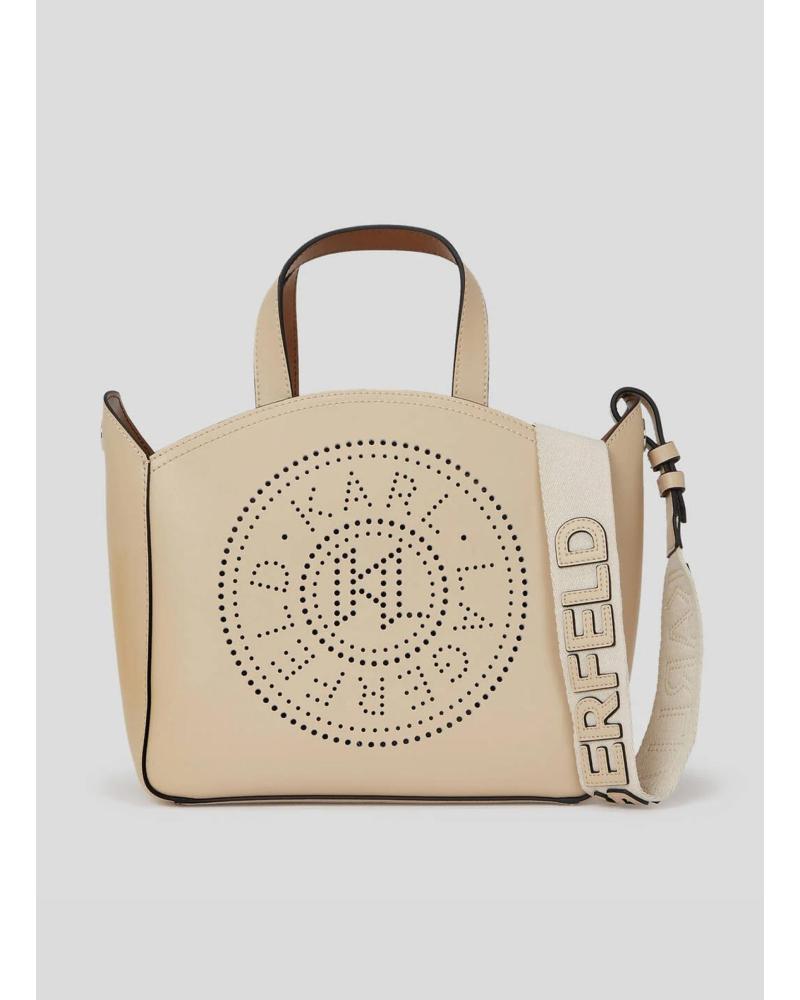 Bolsas-para-mulheres-KARL-LAGERFELD-BOLSO-K-CIRCLE-SM-TOTE-PERFORATED-ARENA