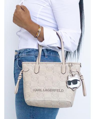 KARL LAGERFELD BOLSO IKON MONO CC SM TOTE ARENA