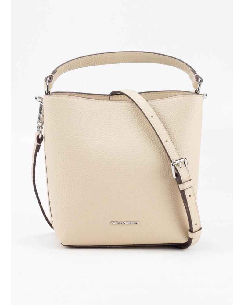 KARL LAGERFELD BOLSO IKON PEBBLE BUCKET BAG ARENA
