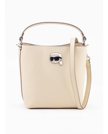 KARL LAGERFELD BOLSO IKON PEBBLE BUCKET BAG ARENA